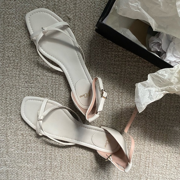 Jcrew White Sandals
